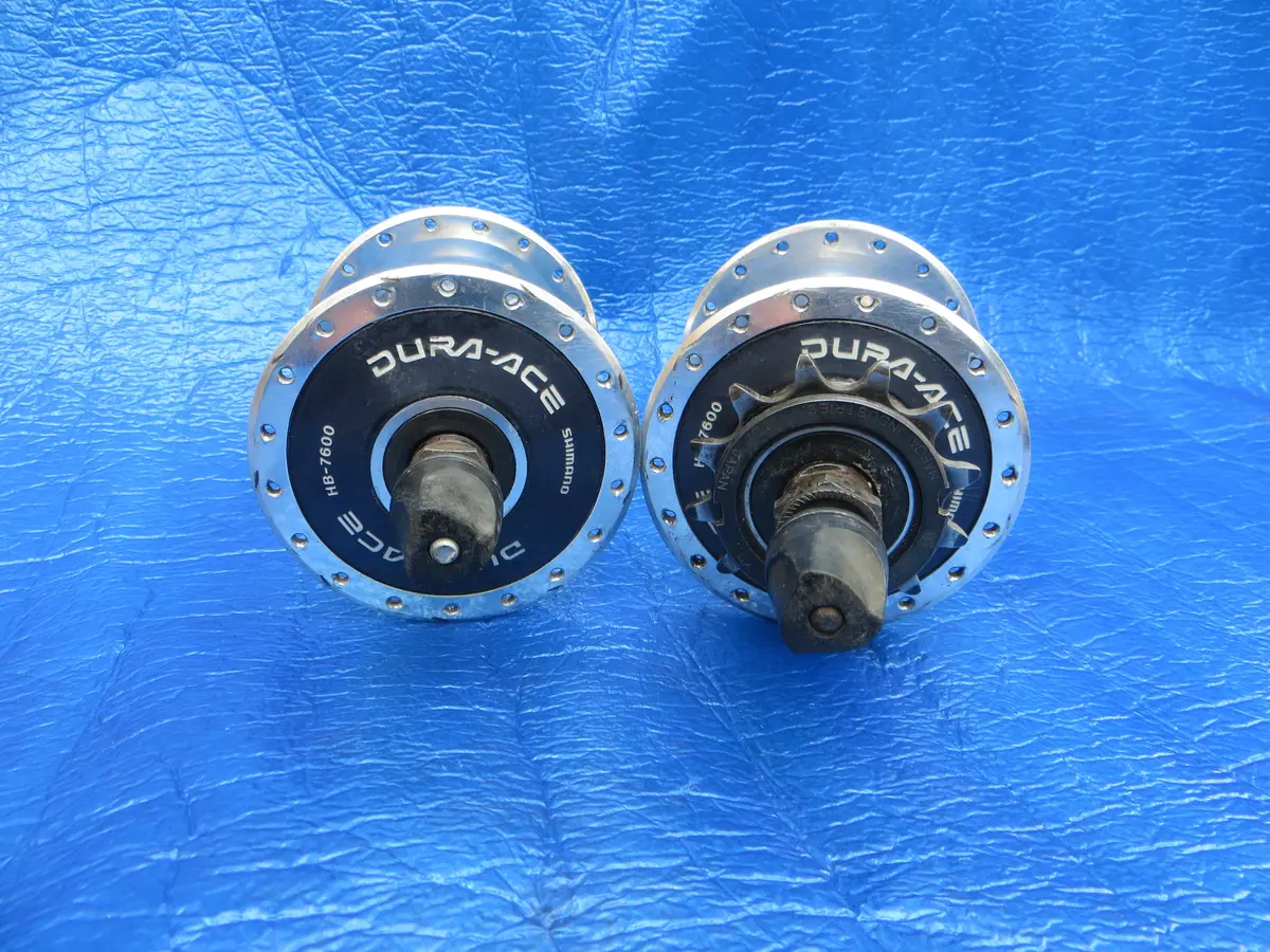 Shimano Dura Ace Hb-7600 36H 120Mm F&R Njs Approved Hub Set Quick Release (25032606) 1