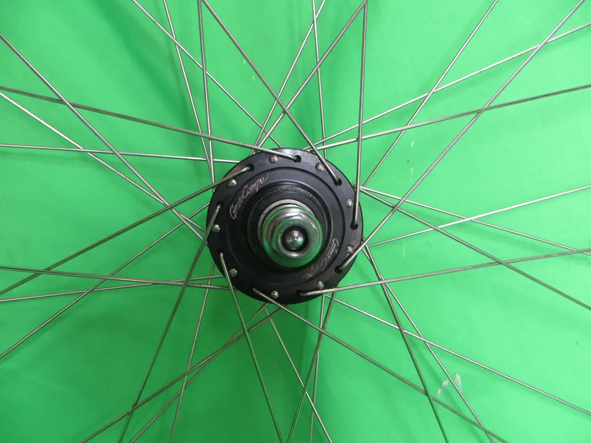 Ambrossio Evolution Clincher 36H 700C Rim, Yoshigai Gram Compe Rear Hub 120Mm, Continental Tire (25032608) 2