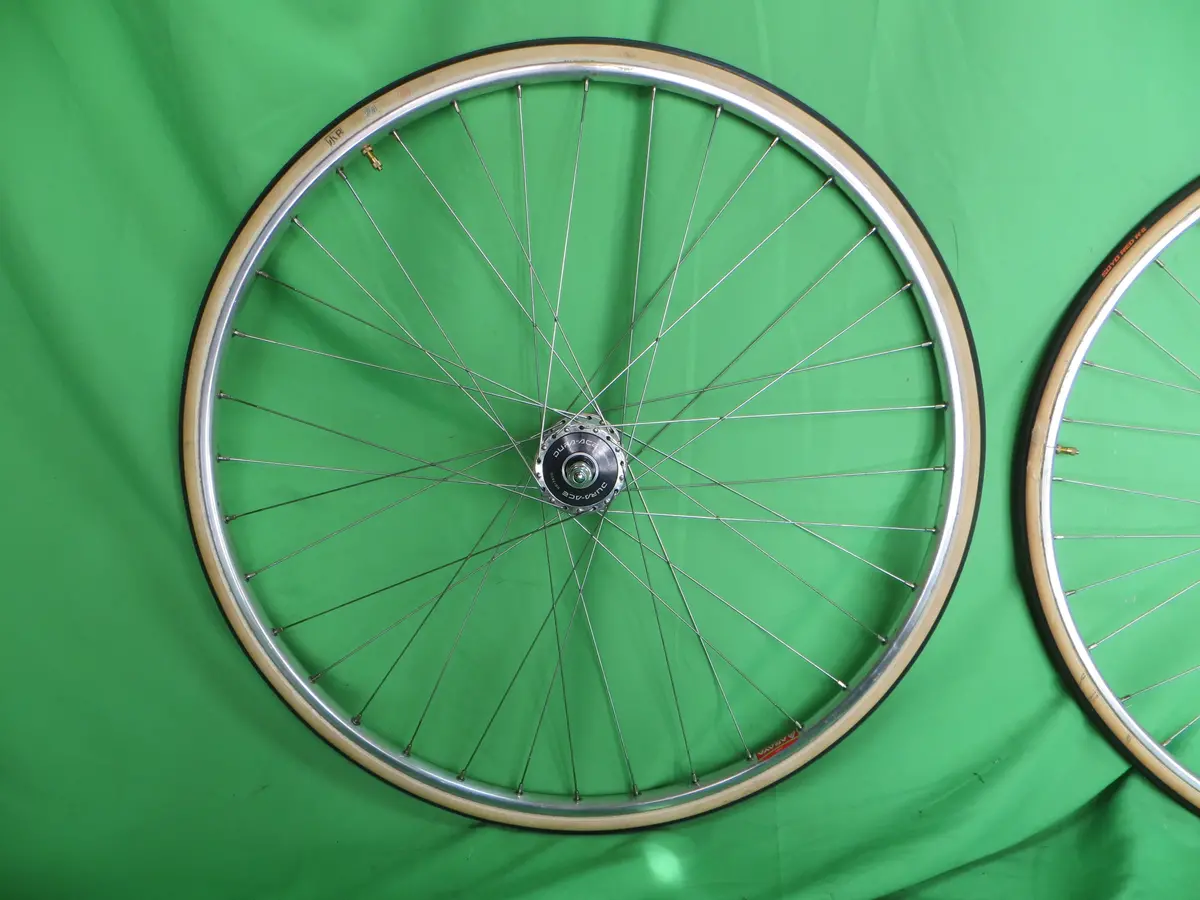 Araya Gold 16B Njs 700C Tubular Njs Rims, Shimano Dura Ace Hb-7600 Njs Hubs 110Mm, Soyo Tires (26010905) 2