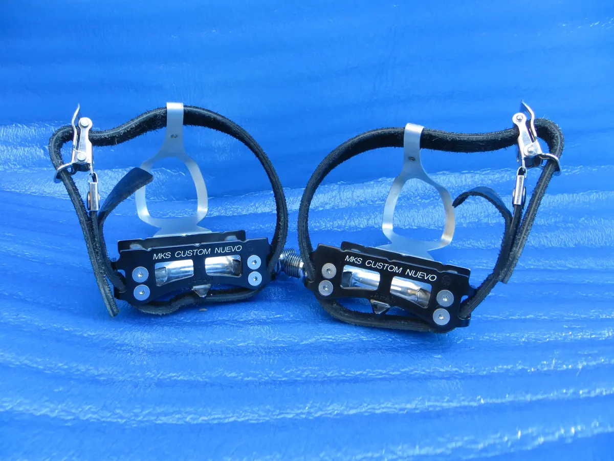 Mks Custom Nuevo Njs Pedals , Mks Njs M-Size Aa Clips And Mks Fit-Alfa Njs Toe Straps (26011017) 1