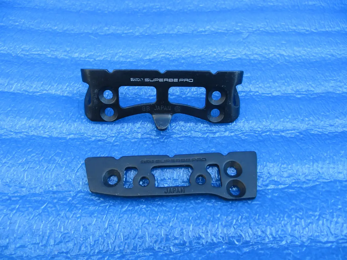 Never Used Suntour Superbe Pro Njs Right Pedal Cage Plate Pair (26011029) 1