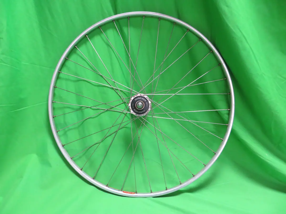 Araya Gold 16B World Champion 700C Tubular Njs Rim, Shimano Dura Ace Hb-7600 Njs 100Mm/8Mm Front Hub (23111502) 1
