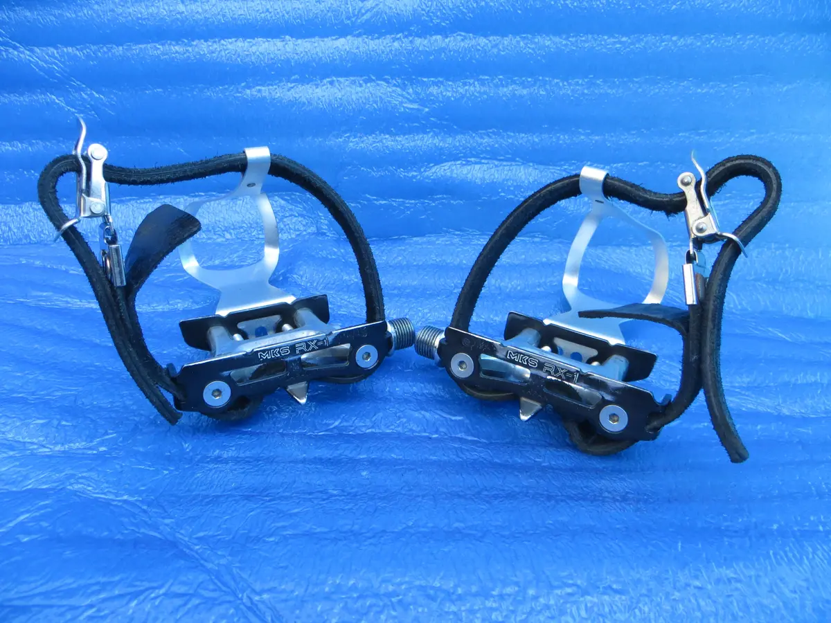 Mks Rx-1 Njs Pedals , Mks Aa M-Size Njs Clips And Mks Fit-Α Sports Njs Toe Straps (26011308) 1