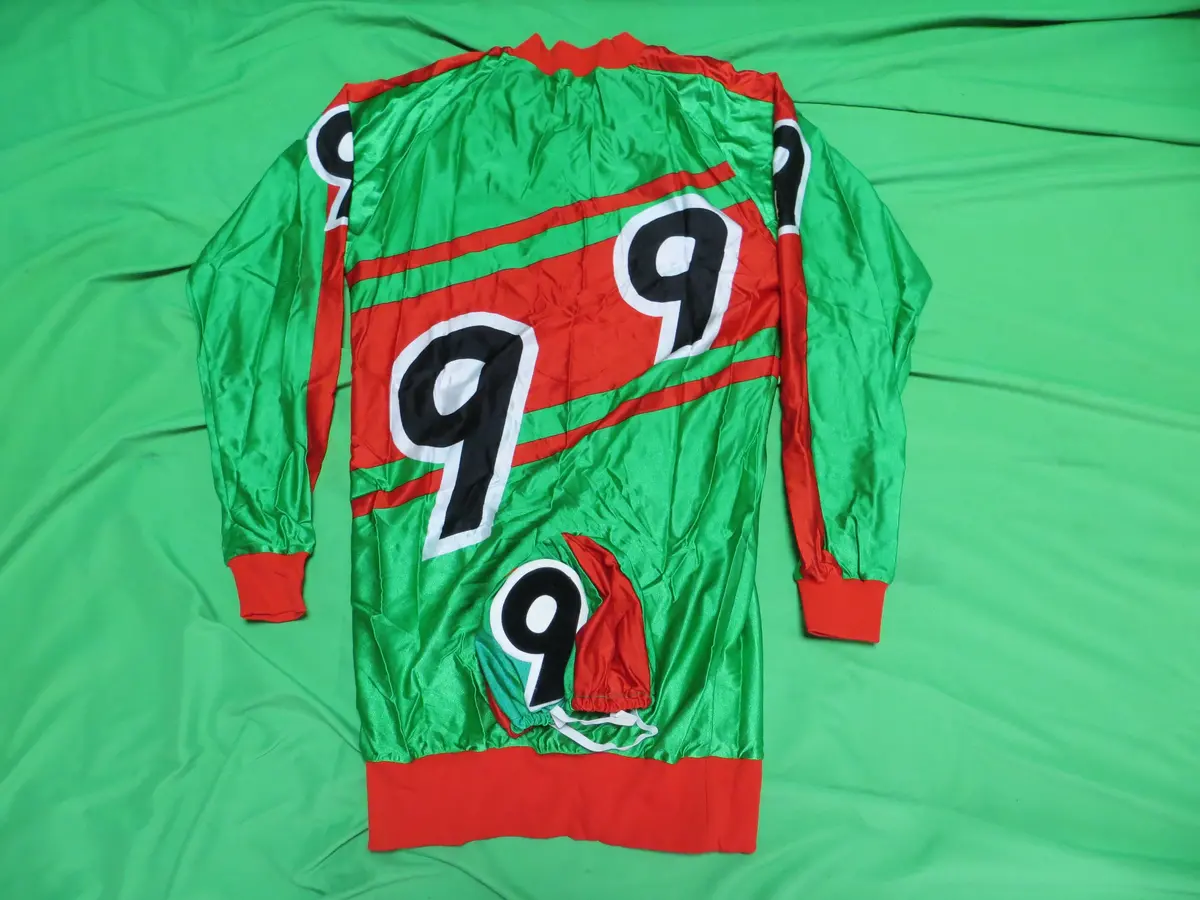 Rare! Vintage Authentic Keirin Jersey Japanese Ll Size (American L) + Helmet Cover 1