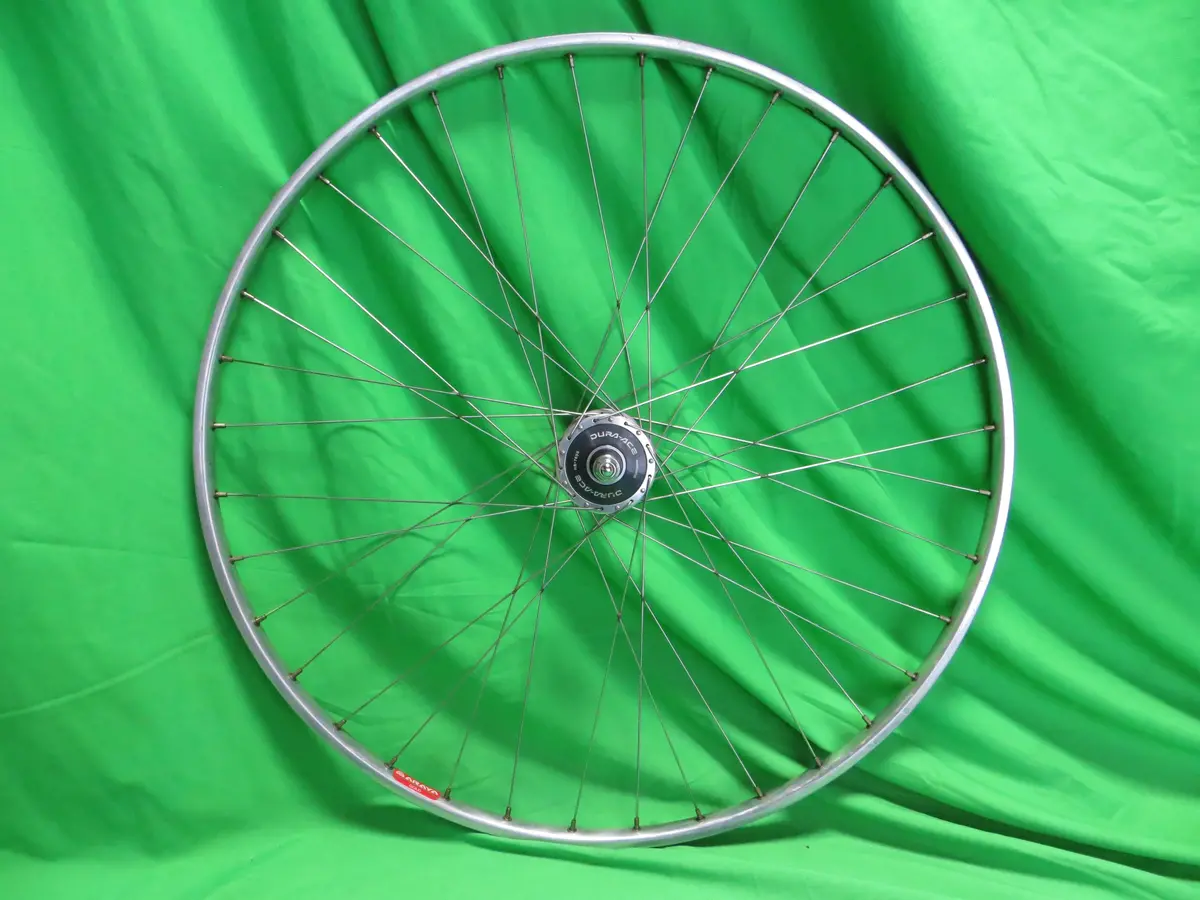 Araya Gold 16B 700C Tubular Njs Rim, Shimano Dura Ace Hb-7600 Njs 100Mm/9Mm Front Hub (23111905) 1
