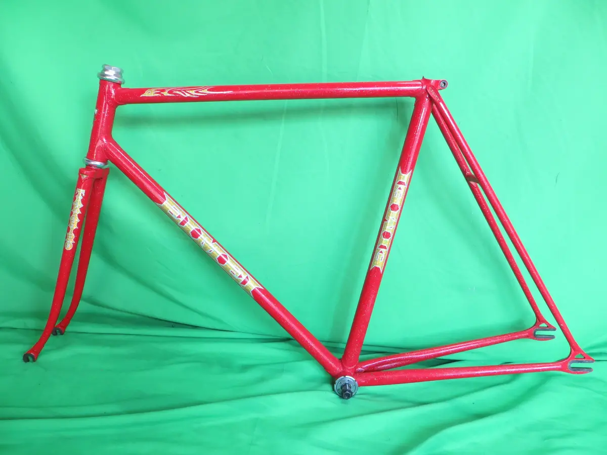 Eimei Gold Decals // Red Metallic With Rainbow Flake // 55Cm 1
