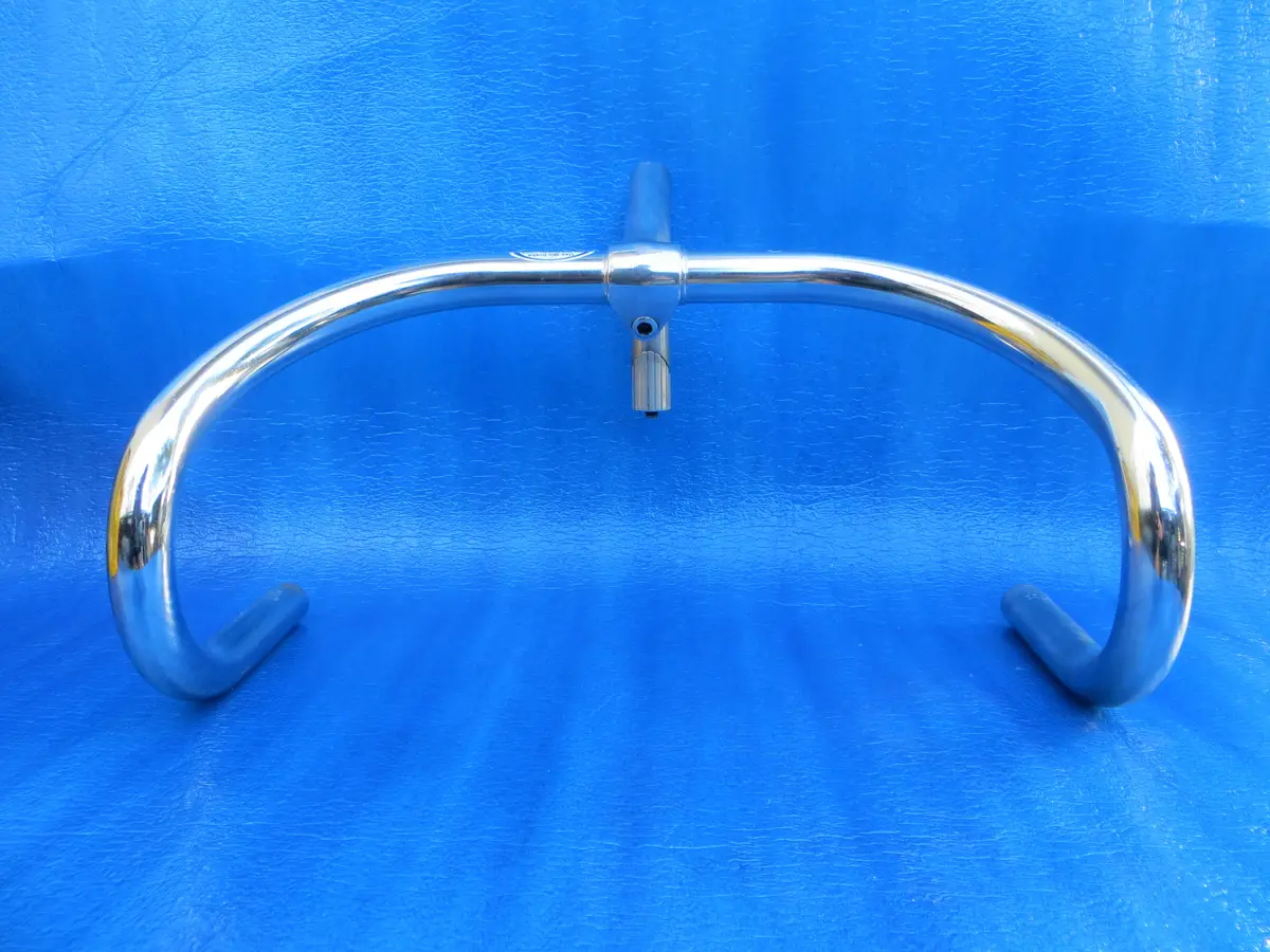 B123 390Mm Steel Njs Handlebar, Nitto Jaguar, 105Mm/58 Degree Steel Njs Stem (24112204) 1