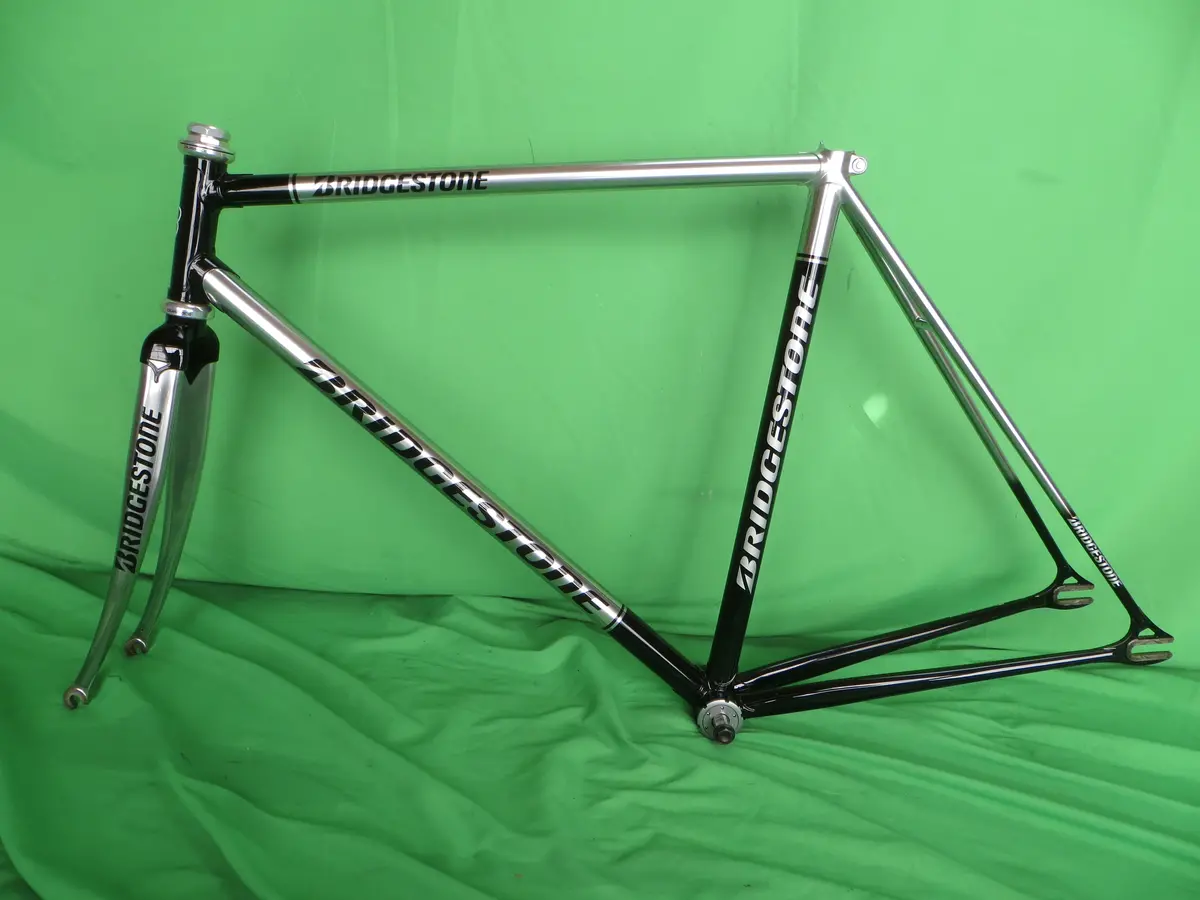 Bridgestone Columbus Max Fork  // Mach Silver Black Two Tone  // 53Cm 1