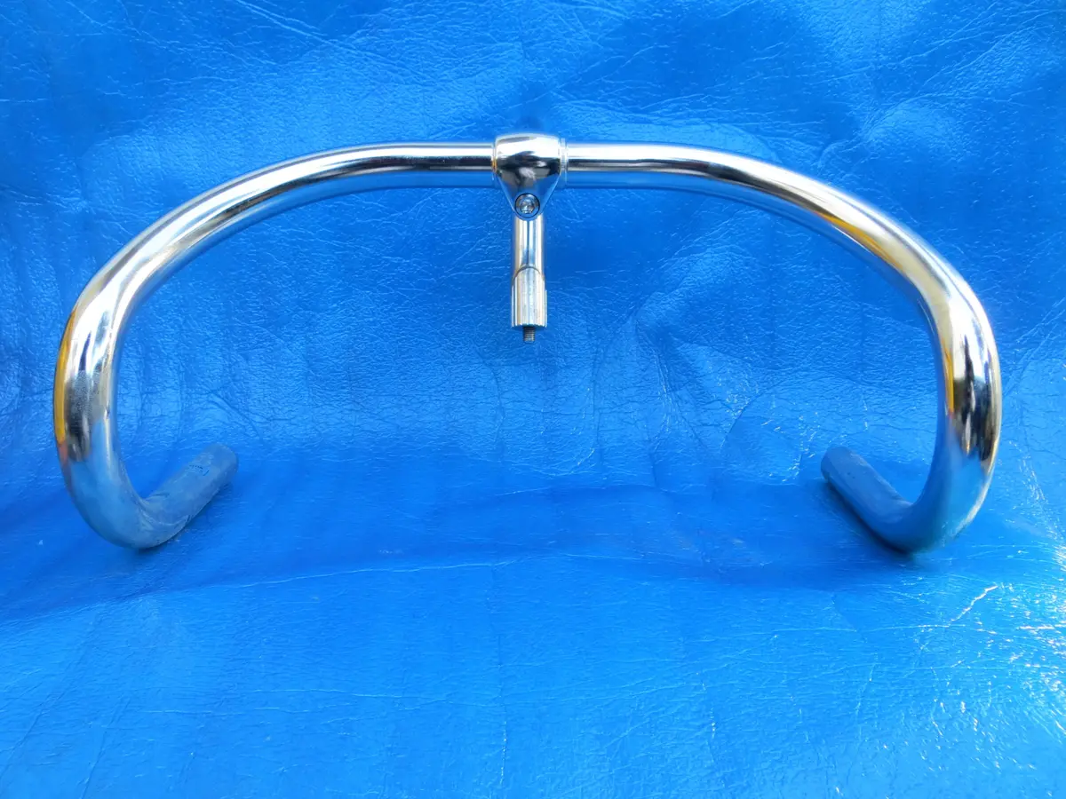 B123 370Mm Crmo Njs Handlebar, Nitto Jaguar, 115Mm/58 Degree Steel Njs Stem (23112204) 1