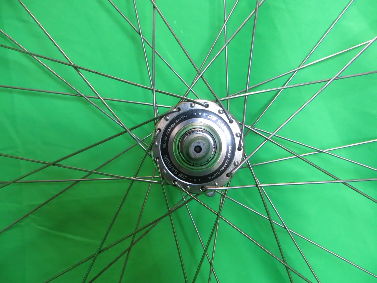 Araya R-50 700C Tubular Rim, Sansin Pro Training 100Mm/8Mm Front Hub Quick Release (24120102) 2