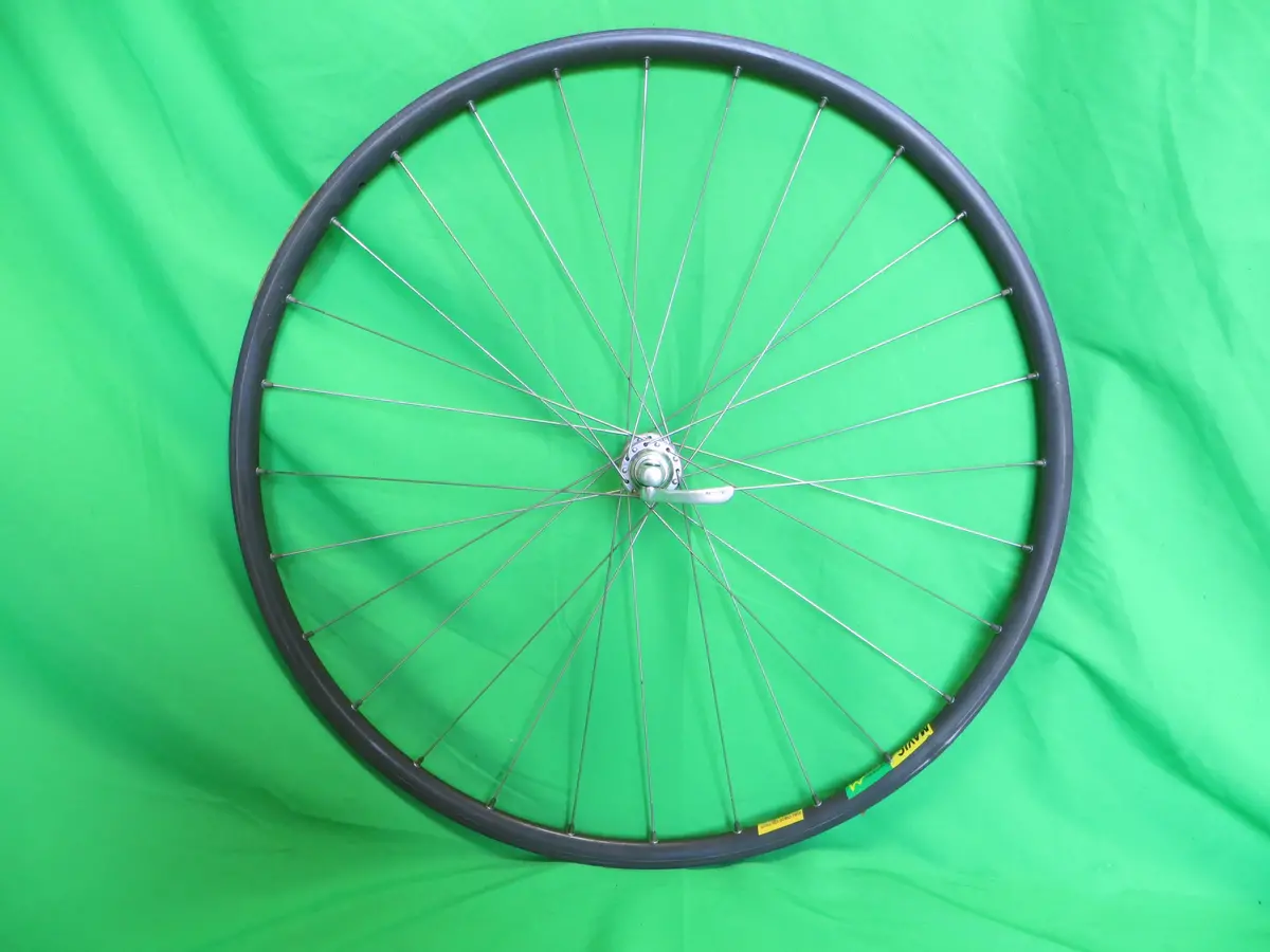 Mavic Mach 2 Cd 2 27 00C 24H Tubular Rim,  Shimano Dura Ace Hb-7710 100Mm/9Mm 24H Front Hub Quick Release (24120104) 1