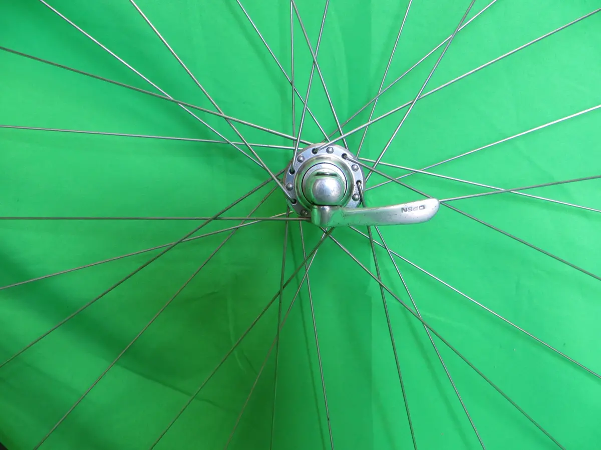 Mavic Mach 2 Cd 2 27 00C 24H Tubular Rim, Shimano Dura Ace Hb-7710 100Mm/9Mm 24H Front Hub Quick Release (24120104) 2
