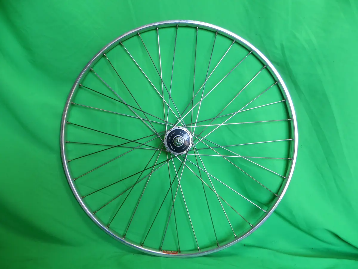 Araya Gold 16B 700C Tubular Njs Rim, Shimano Dura Ace Hb-7600 Njs 100Mm/9Mm Front Hub (24120108) 1