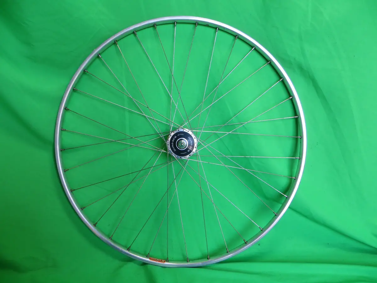 Araya Gold 16B 700C Tubular Njs Rim, Shimano Dura Ace Hb-7600 Njs 100Mm/9Mm Front Hub (24120109) 1
