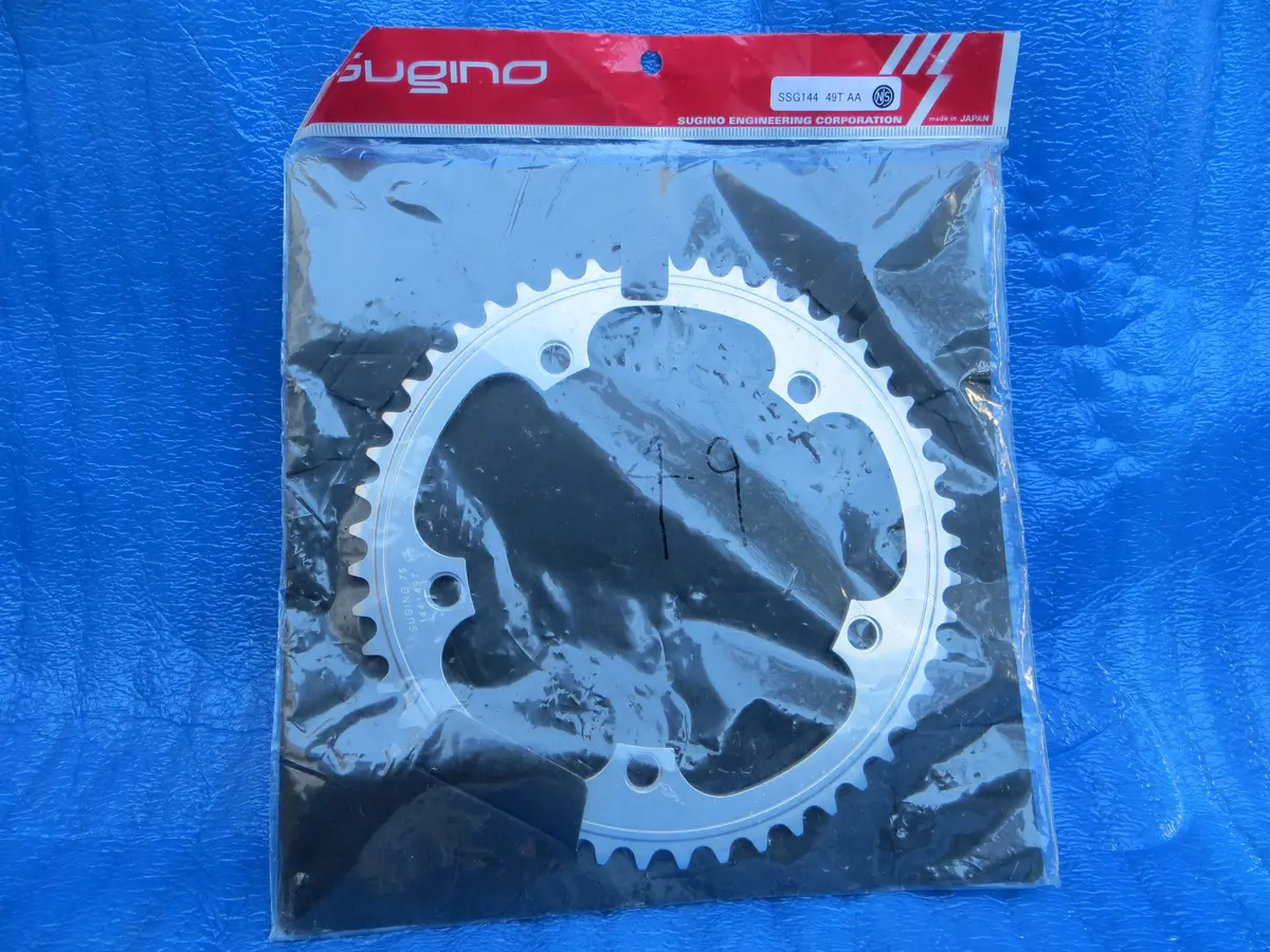 Never Used Sugino 75 1/8" 144Bcd Njs Chainring 49T (26013103) 1