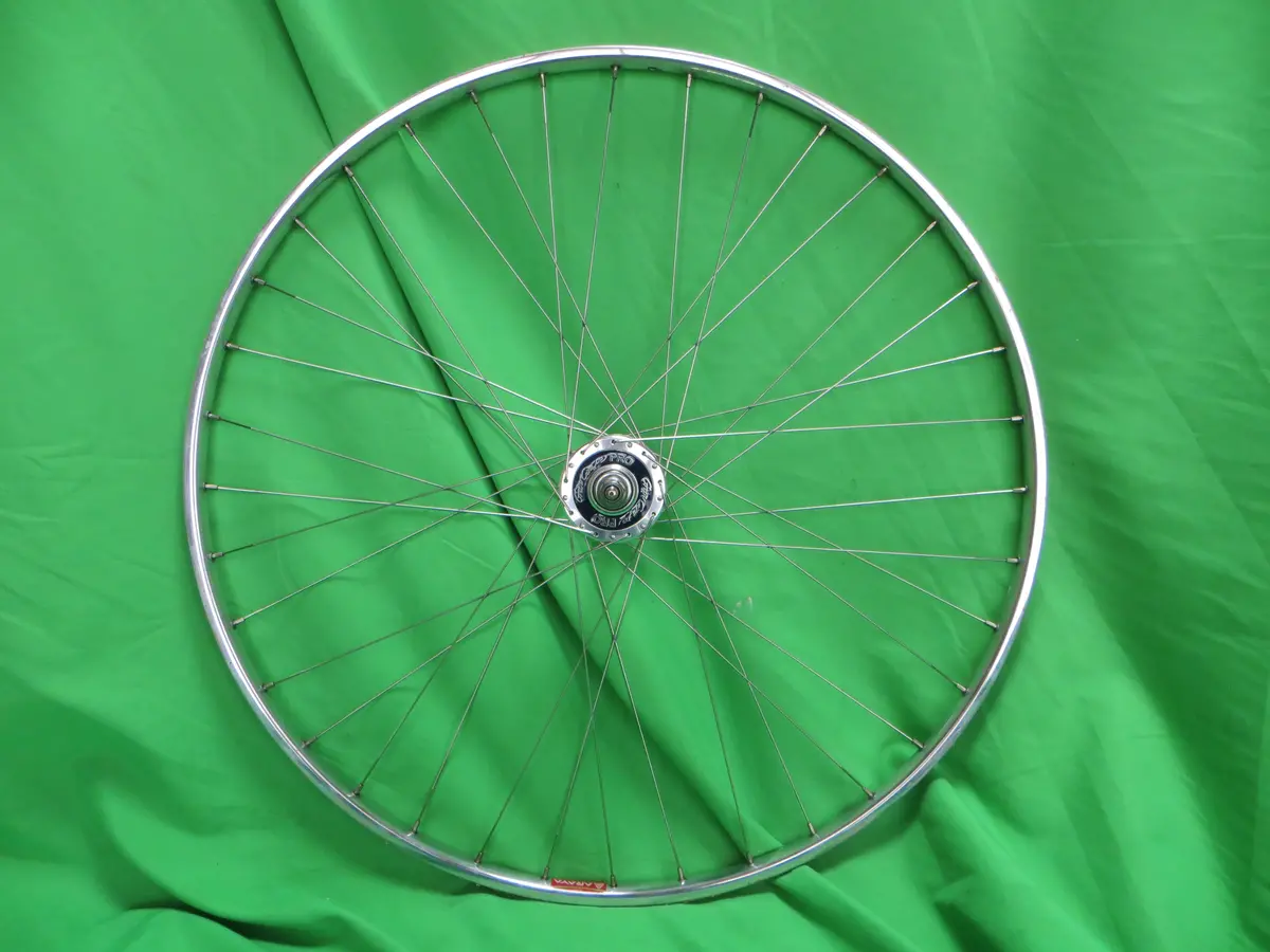Araya Gold 16B Njs 700C 36H Tubular Rim, Gran Compe Pro 100Mm/9Mm Njs Front Hub (25042301) 1