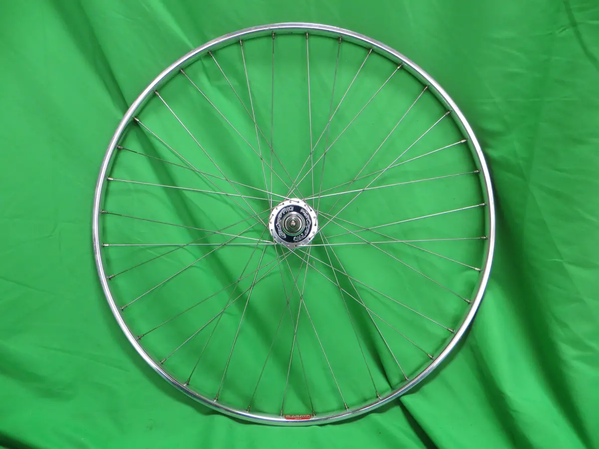 Araya Gold 16B Njs 700C 36H Tubular Rim, Gran Compe Pro 100Mm/9Mm Njs Front Hub (25042302) 1