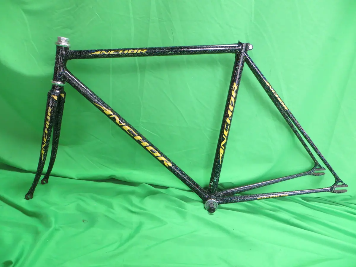 Anchor // Black With Super Rainbow Flake // 50.5Cm 1
