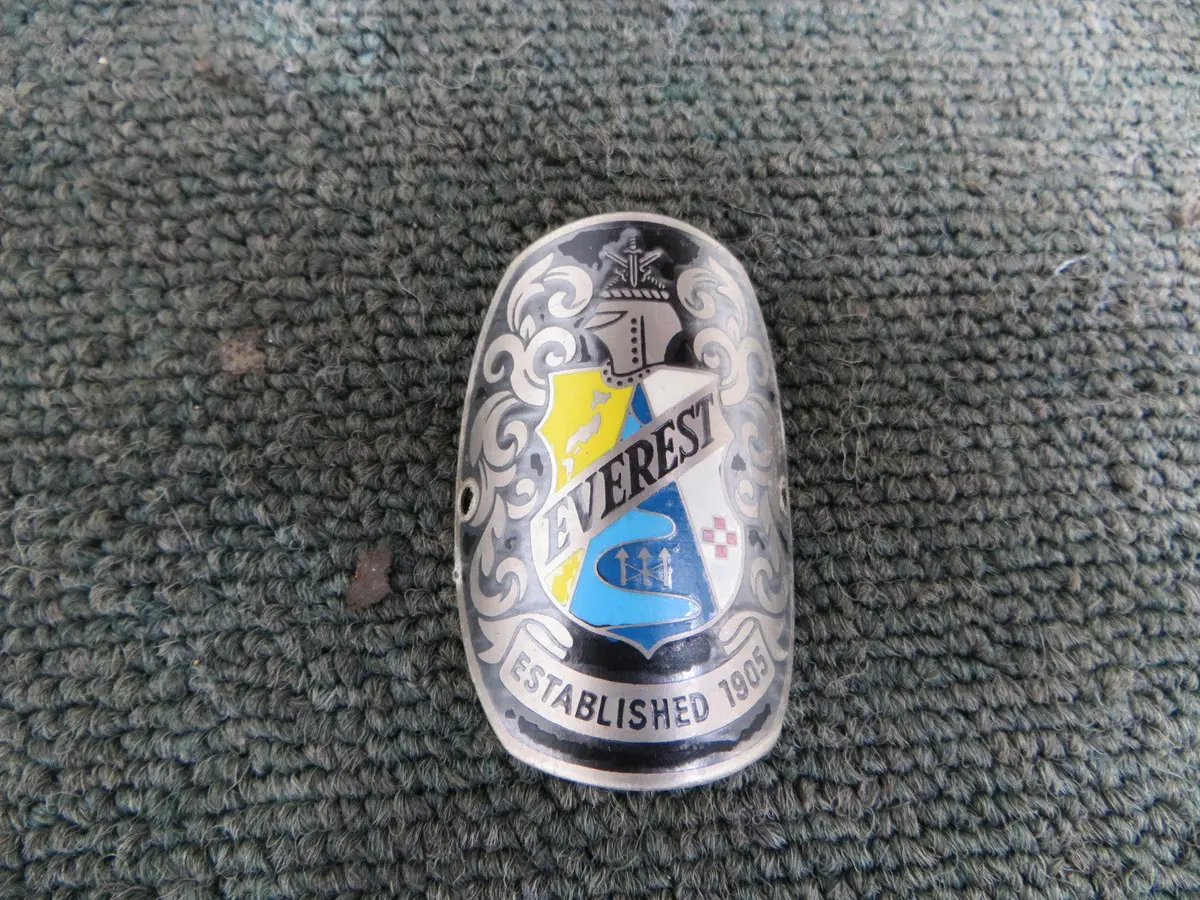 Never Used Rare! Vintage Everest Tsuchiya Seisakusho Headbadge (16100302) 1
