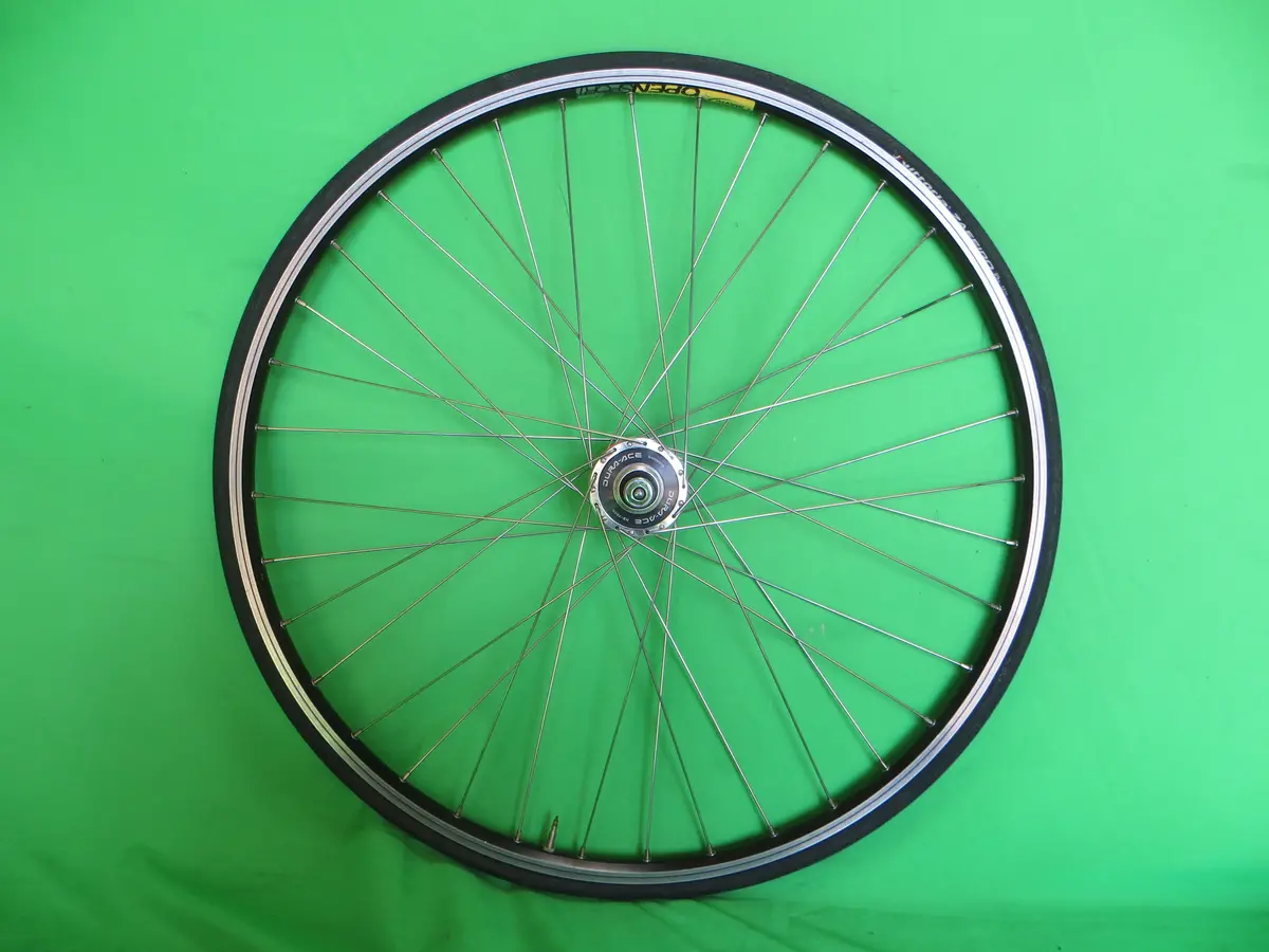 Mavic Open Sport Clincher 700C Rim, Shimano Dura Ace Hb-7600 120Mm Njs Rear Hub, Vittoria Zaffiro Tire (26020918) 1