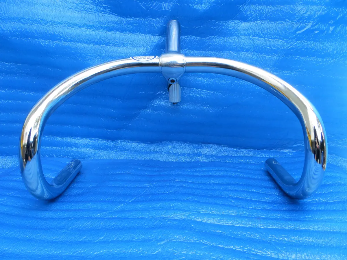B123 340Mm Crmo Njs Handlebar, Nitto Jaguar, 95Mm/58Degree Steel Njs Stem (26021207) 1