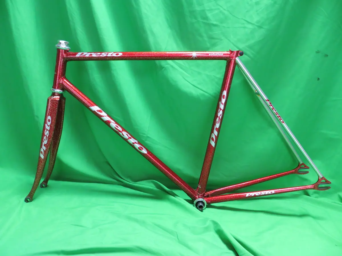 Presto Columbus Max Fork // Red Metallic / Silver Two Tone With Gold Flake // 51Cm 1