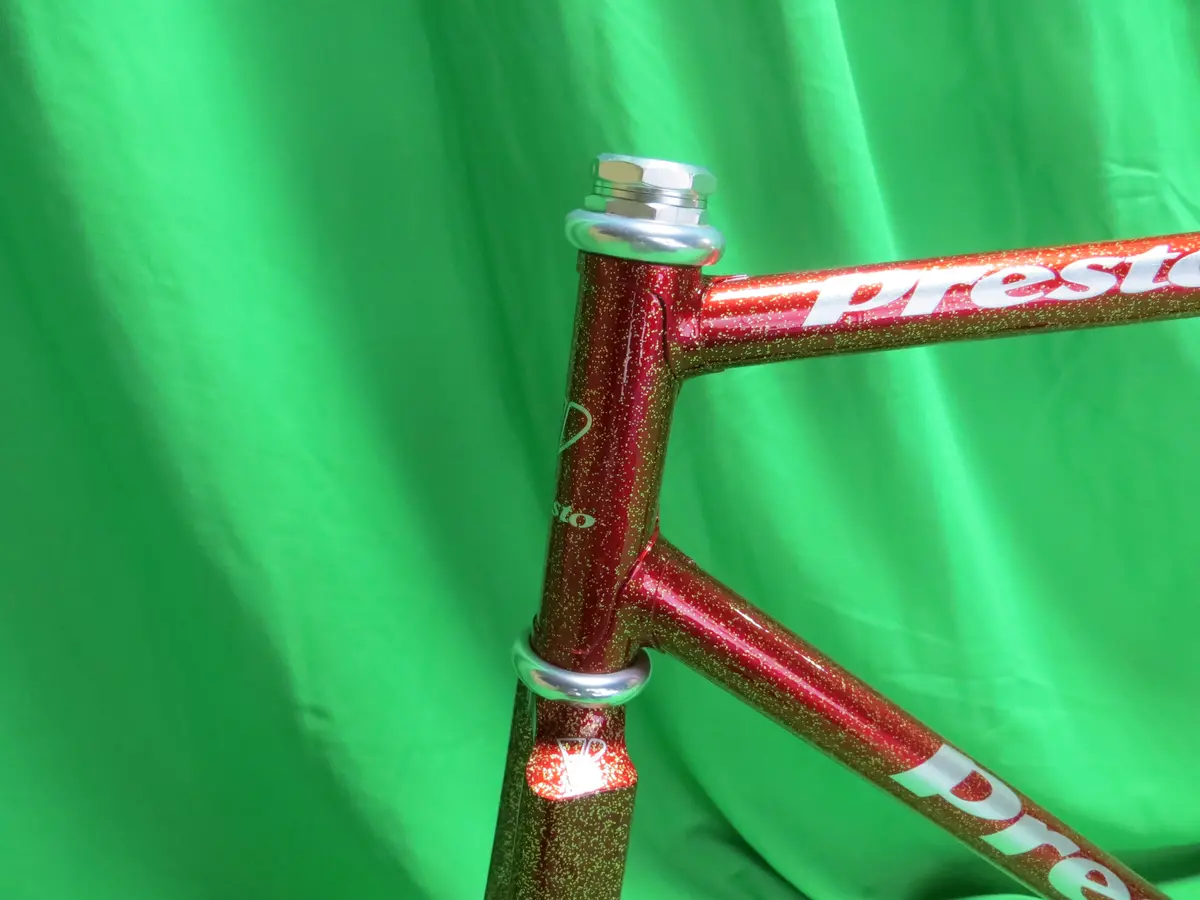 Presto Columbus Max Fork // Red Metallic / Silver Two Tone With Gold Flake // 51Cm 2