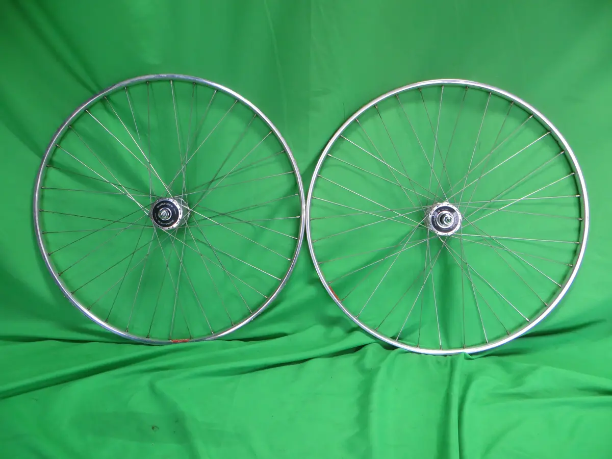 Araya Gold 16B Njs 700C Tubular Njs Rims, Shimano Dura Ace Hb-7600 Njs Hubs 36H 120Mm (26021504) 1