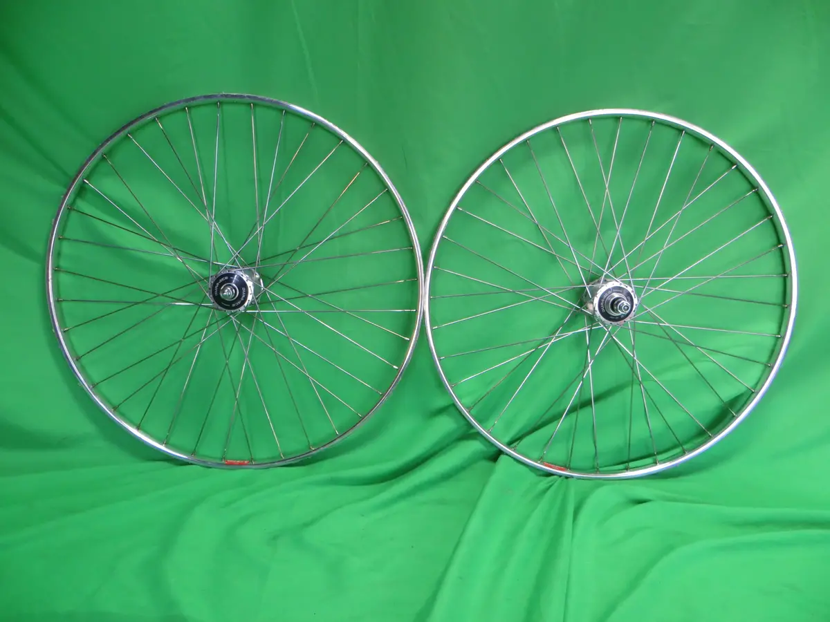 Araya Gold 16B Njs 700C Tubular Njs Rims, Shimano Dura Ace Hb-7600 Njs Hubs 36H 120Mm (26021505) 1