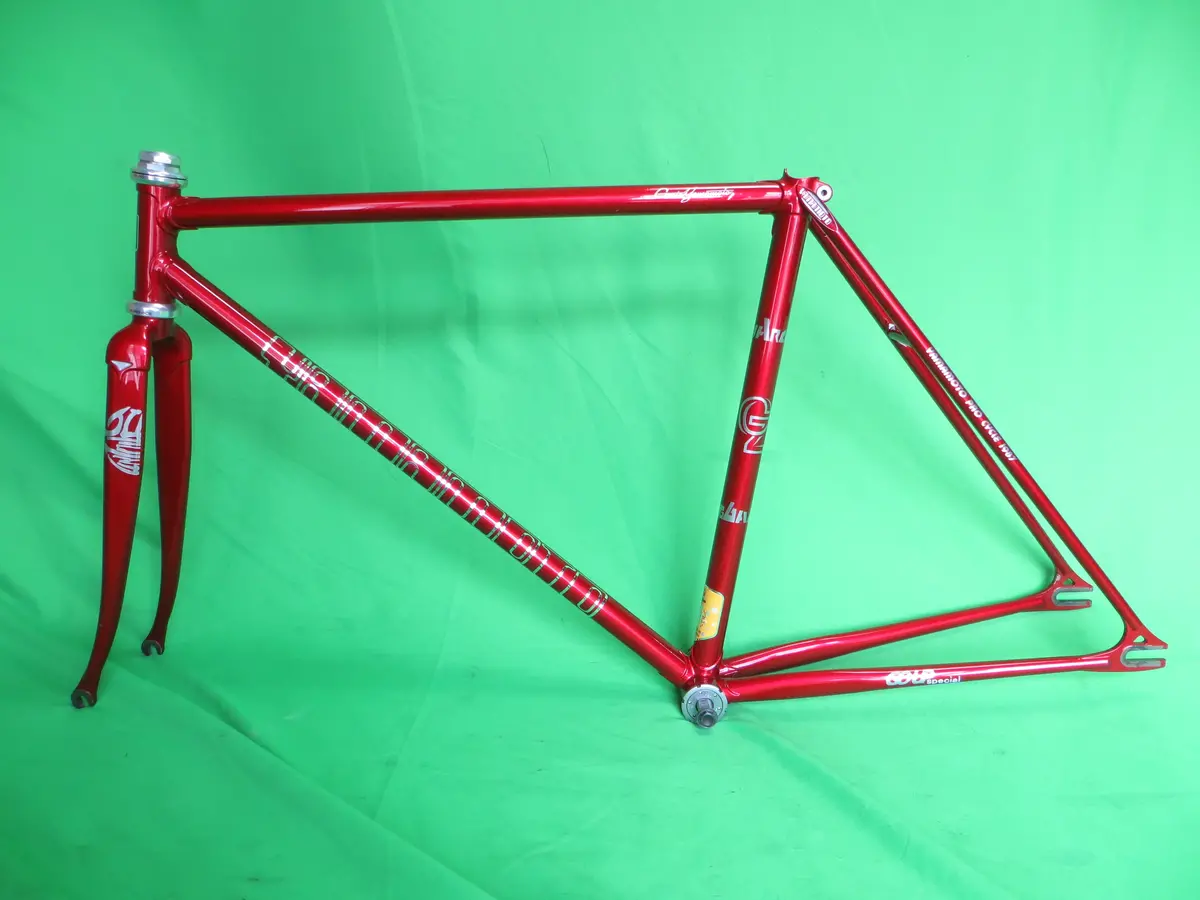 Yamamoto Columbus Max Fork // Red Metallic / Clear Black // 49Cm 1