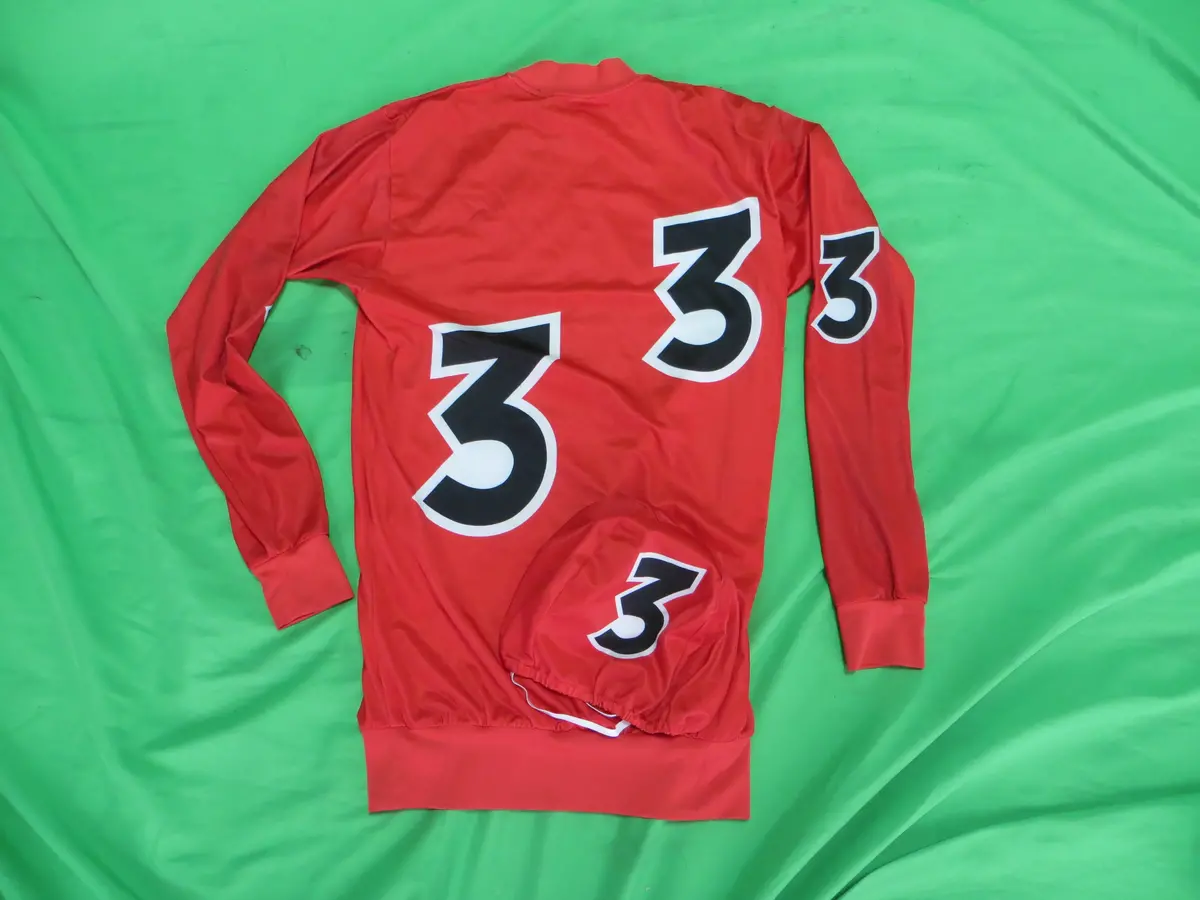 Authentic Keirin Jersey Japanese S-Size (American Ss) + Helmet Cover /260217 1