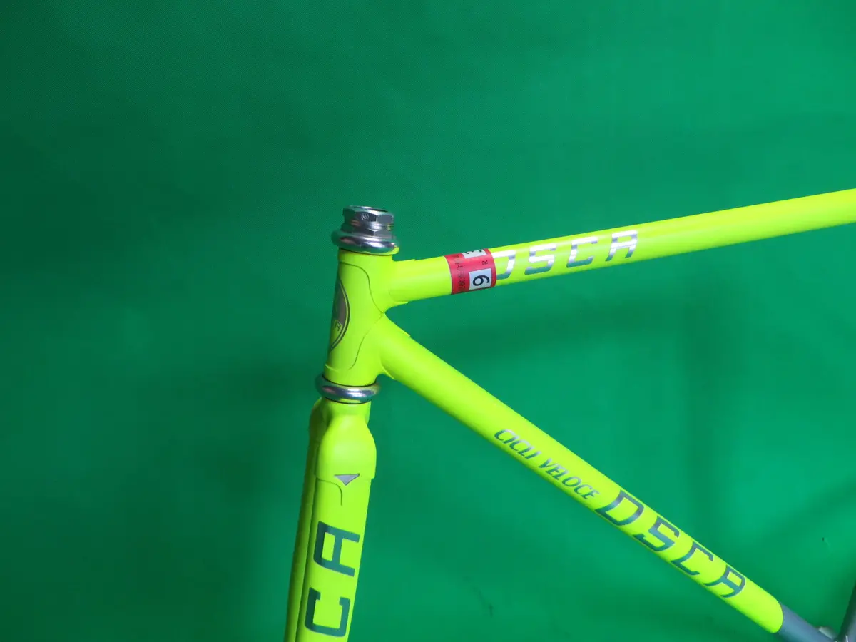 Osca Columbus Max Fork // Matte Neon Yellow / Matte Silver Two Tone // 49Cm 2