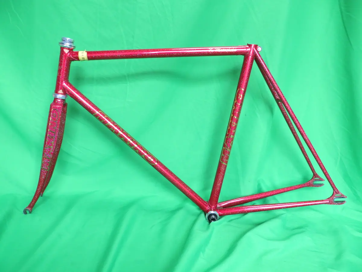Makino Columbus Max Fork  // Red Metallic With Super Rainbow Flake // 54.5Cm 1
