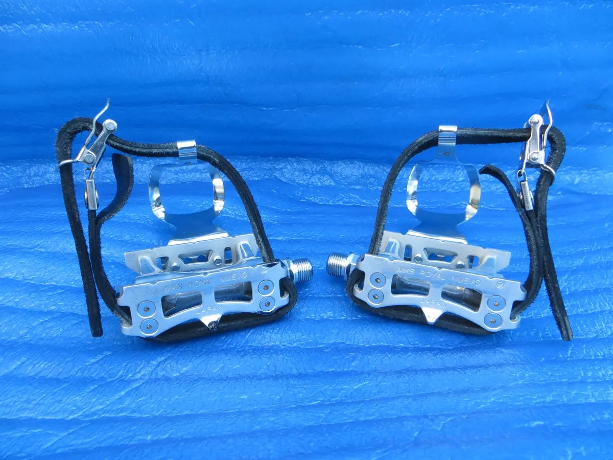 Mks Royal Nuevo Njs Pedals , Mks Steel M-Size Njs Clips And Mks Fit-Α Sports Njs Toe Straps (26022319 1