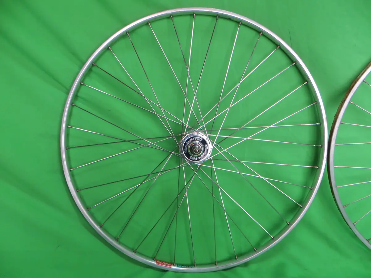 Araya Gold 16B Njs 700C Tubular Njs Rims, Gran Compe Pro Njs Hubs 36H 120Mm (26022401) 2