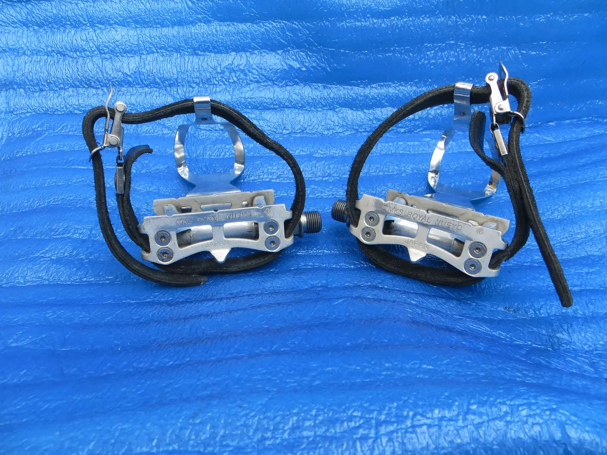 Mks Royal Nuevo Njs Pedals , Mks Njs M-Size Steel Clips And Mks Fit-Α Sports Njs Toe Straps (26022403) 1