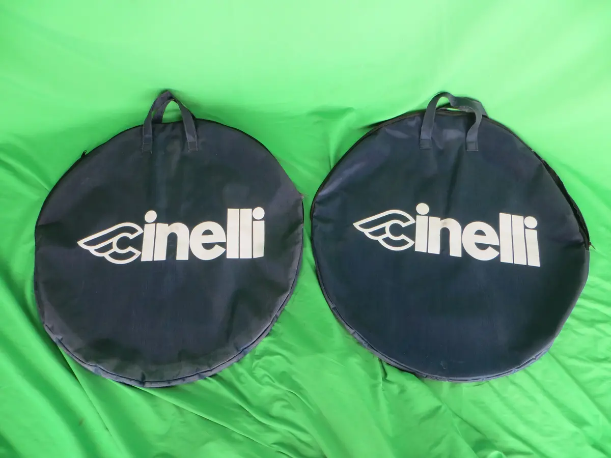 Vintage Cinelli Wheel Cover Bag Pair /260228 1