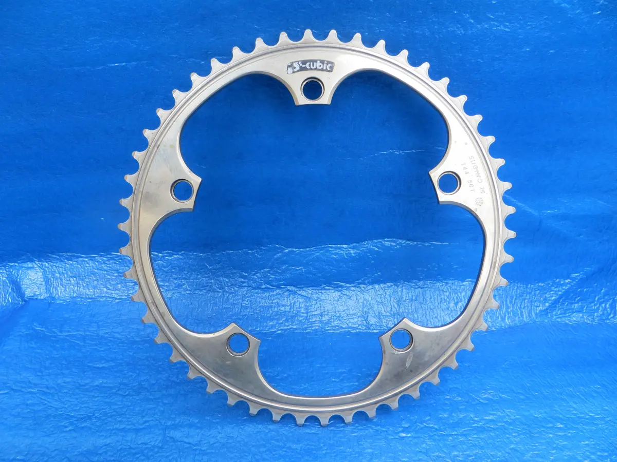 Sugino S-Cubic Mirror Finish 144Bcd Njs Chainring 50T (24092306) 1
