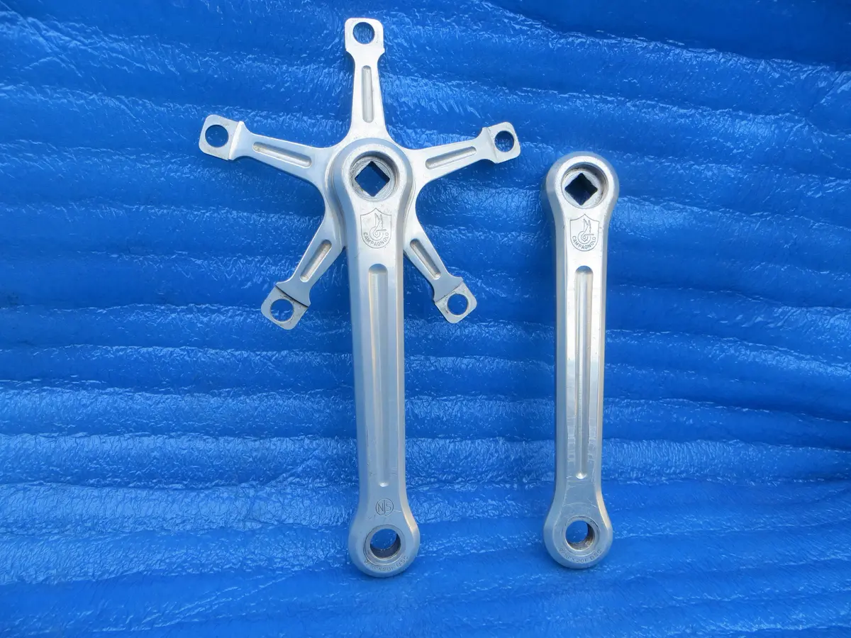 Super Rare! Campagnolo S-Record Crankset 144Bcd 165Mm Njs (26022823) 1
