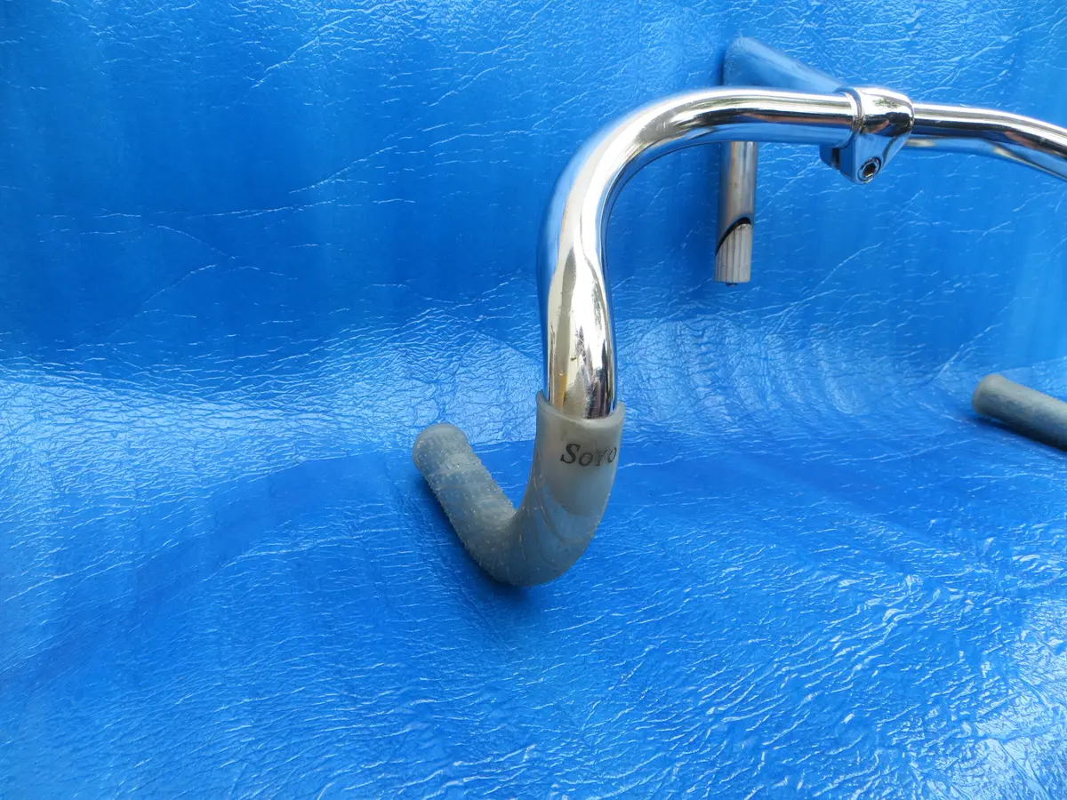 B123 390Mm Crmo Njs Handlebar, Nitto Jaguar 110Mm/65 Degree Steel Njs Stem, Soyo Grips (25060808) 2