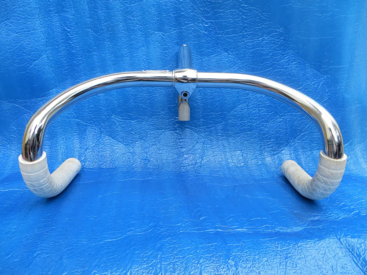 B125 380Mm Steel Njs Handlebar, Nitto Jaguar 120Mm/58 Degree Steel Njs Stem, Champ Grips  (25060809) 1
