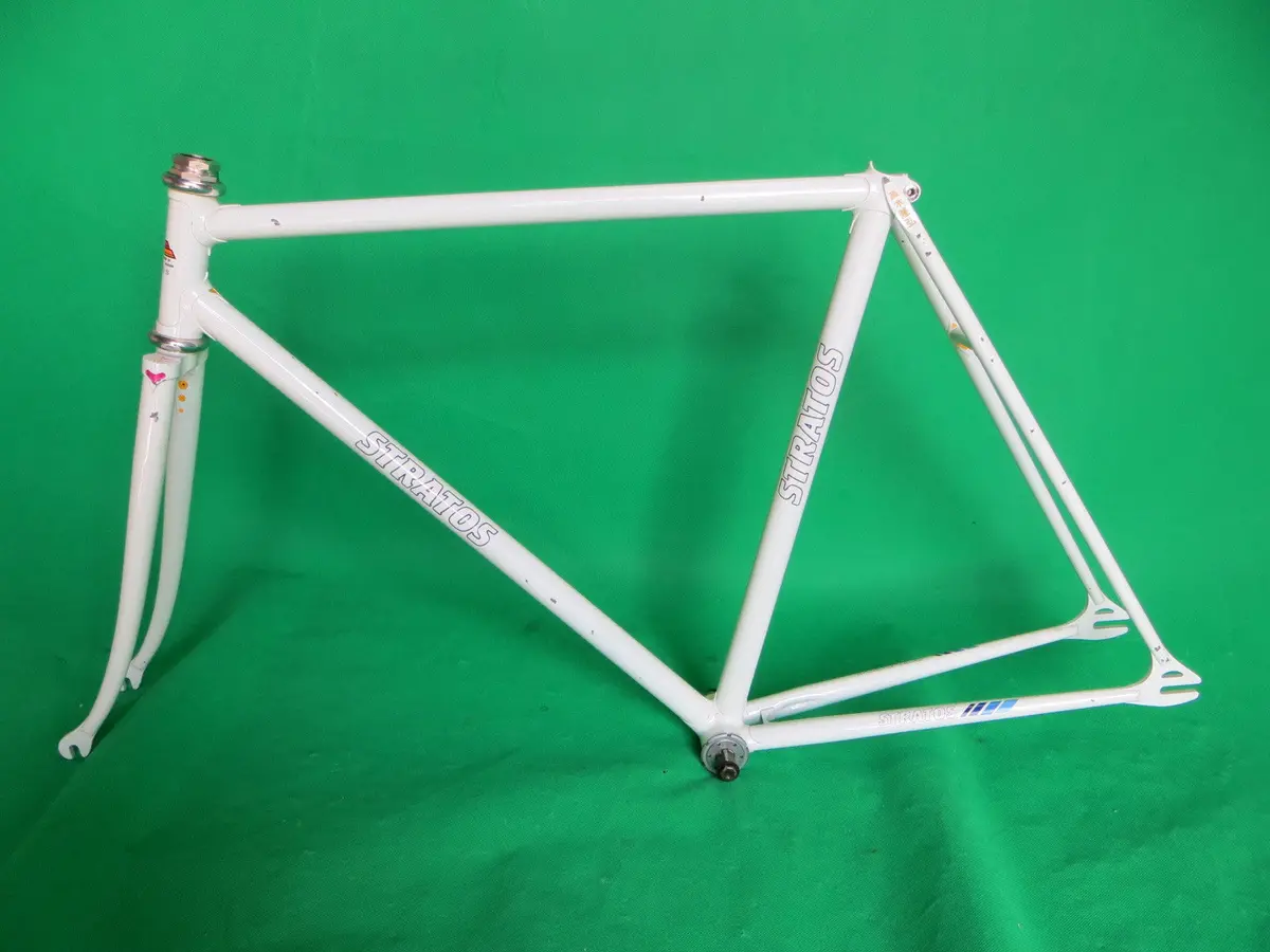 Stratos // White Never Used Shimano Drop Ends // 51.5Cm 1