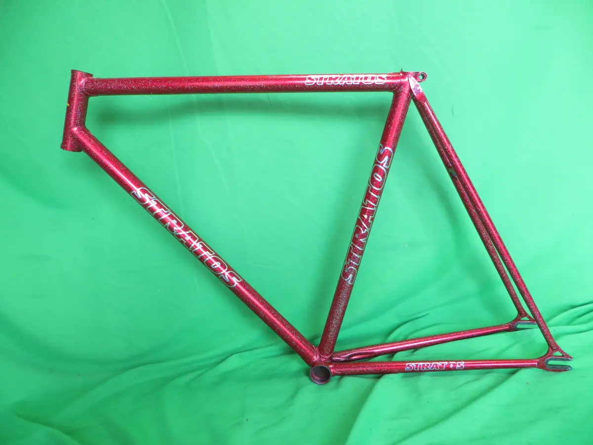 Stratos // Red With Rainbow Flake // 54.5Cm // For Repairs /2603070 1