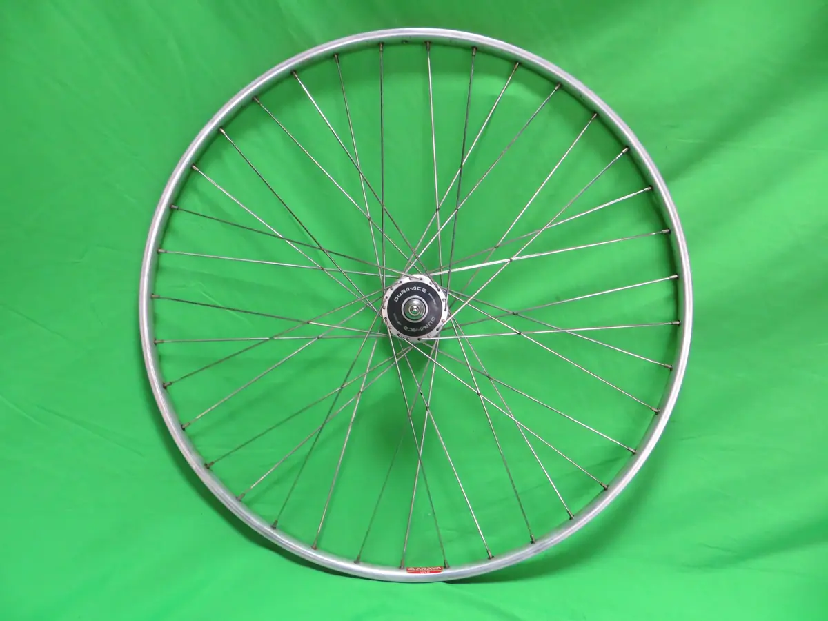 Araya Gold 16B 700C Tubular Njs Rim, Shimano Dura Ace Hb-7600 Njs 100Mm/9Mm Front Hub (24100608) 1