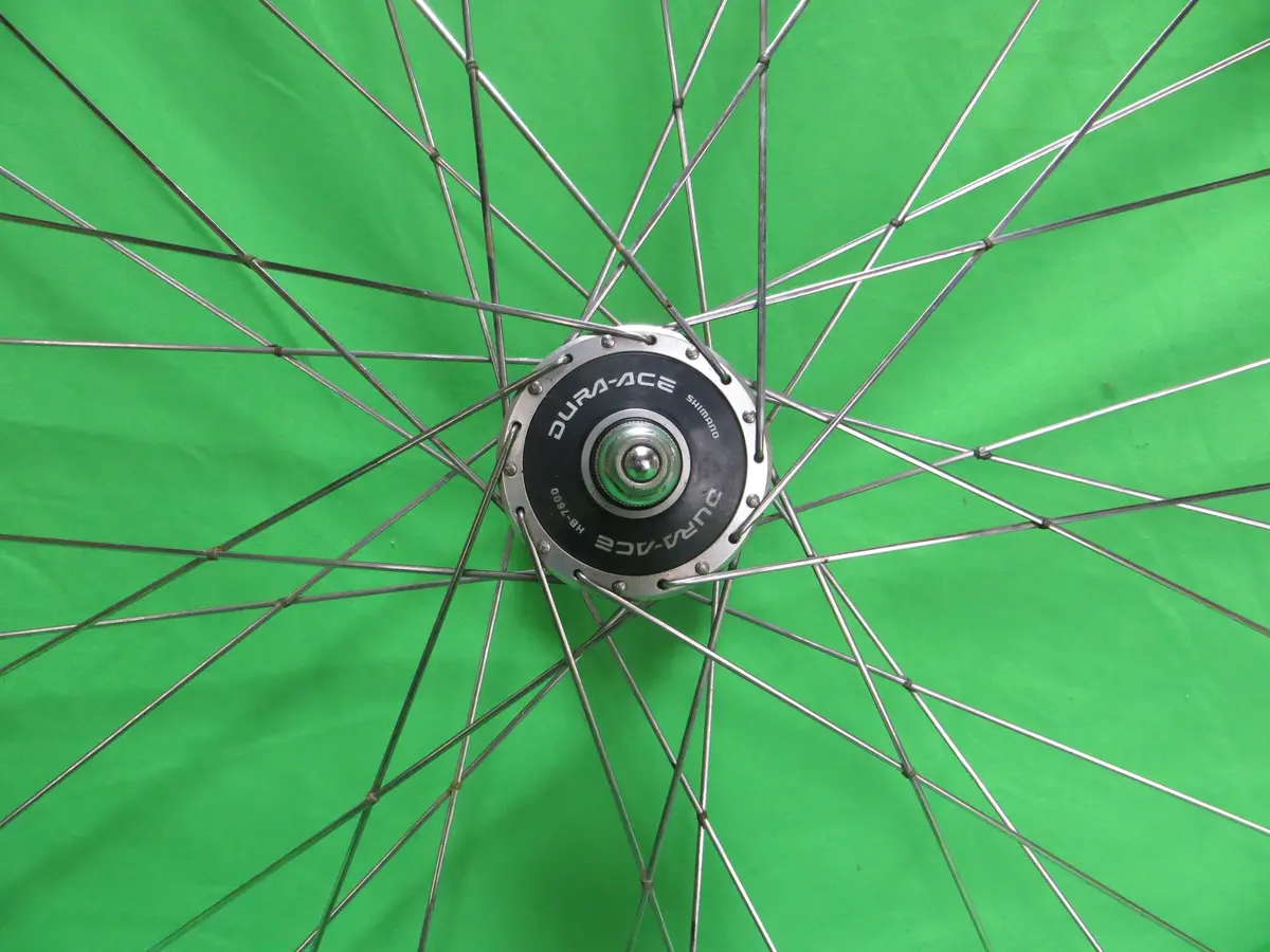 Araya Gold 16B 700C Tubular Njs Rim, Shimano Dura Ace Hb-7600 Njs 100Mm/9Mm Front Hub (24100608) 2