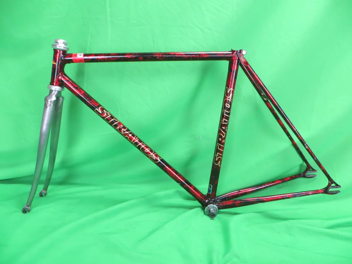 Stratos / Red Black Marble With Unpainted Fork / 50Cm 1