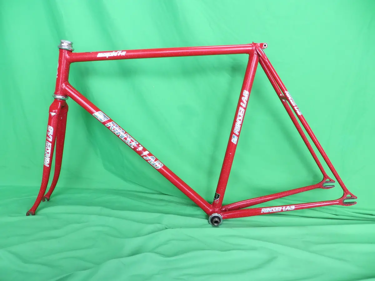 Rinsei Lab // Red With Rainbow Flake // 54Cm 1
