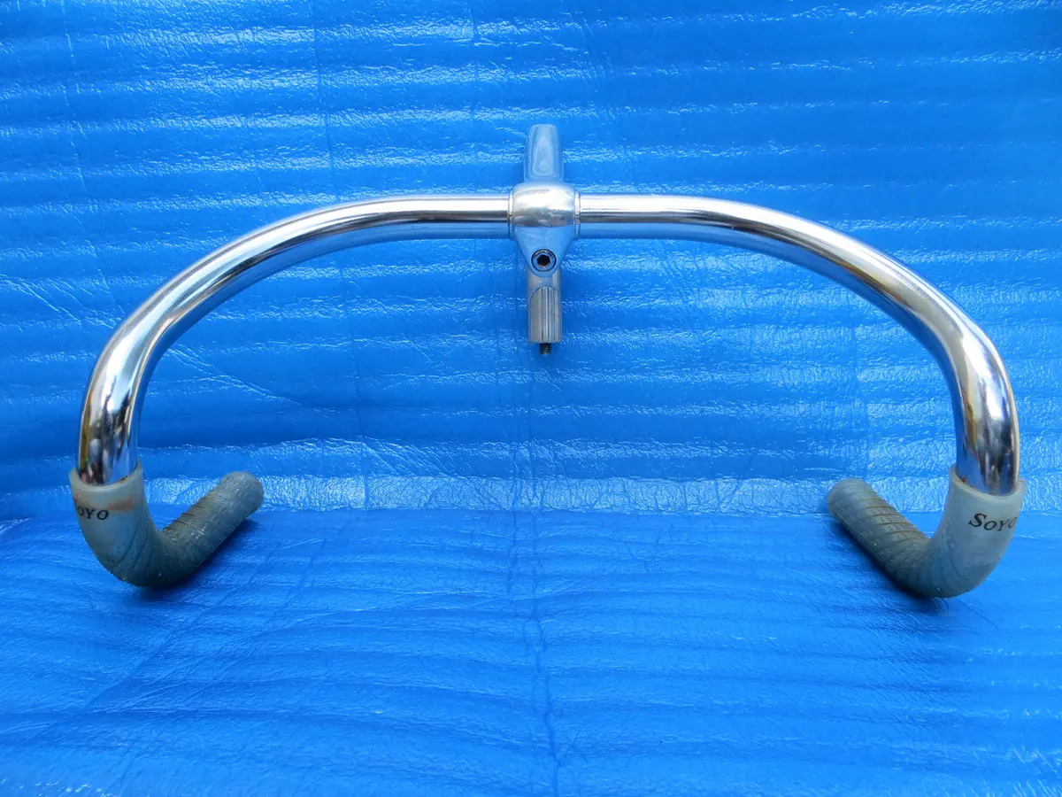 B123 380Mm Crmo Njs Handlebar, Nitto Jaguar 100Mm/58 Degree Aa Njs Stem, Soyo Grips (25072013) 1