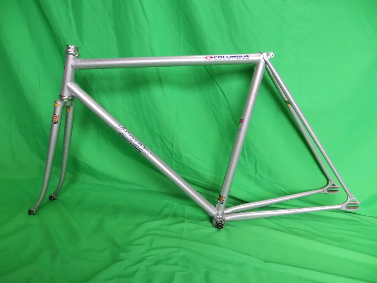 Presto Columbus Forcella  // Silver With Rainbow Flake  // 52Cm 1