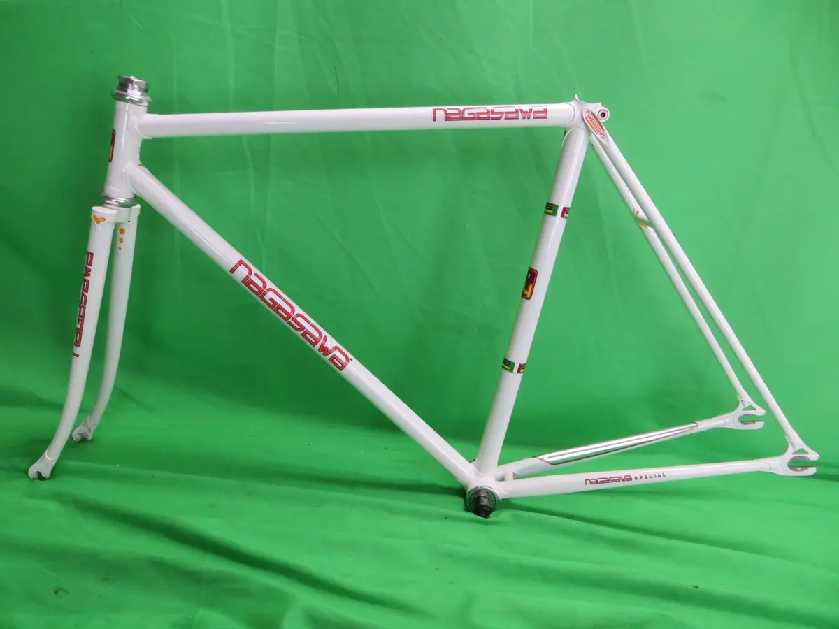 Nagasawa // White // 51.5Cm Used By Ss-Class Keirin Rider #1 1